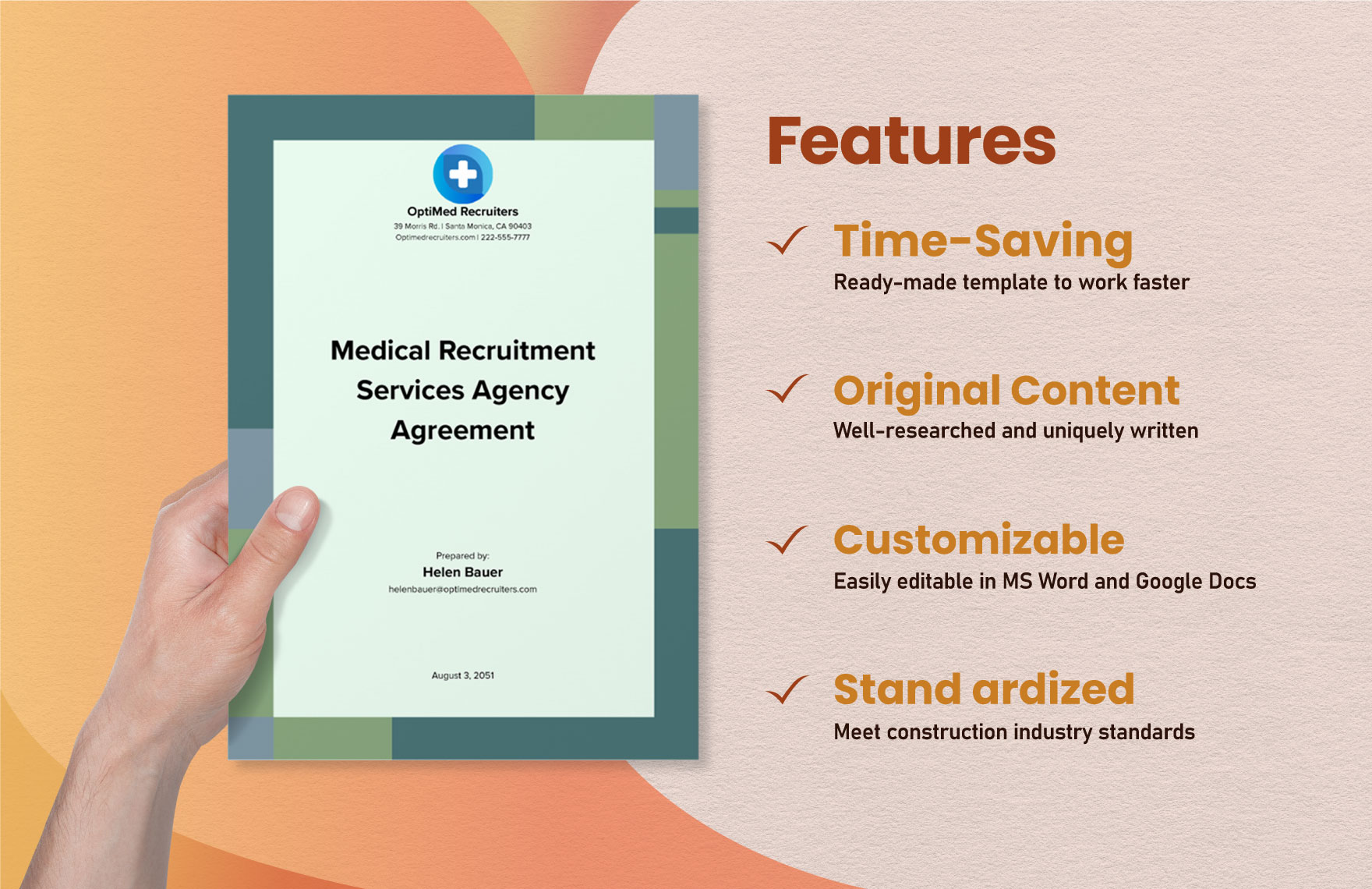 Medical Recruitment Services Agency Agreement