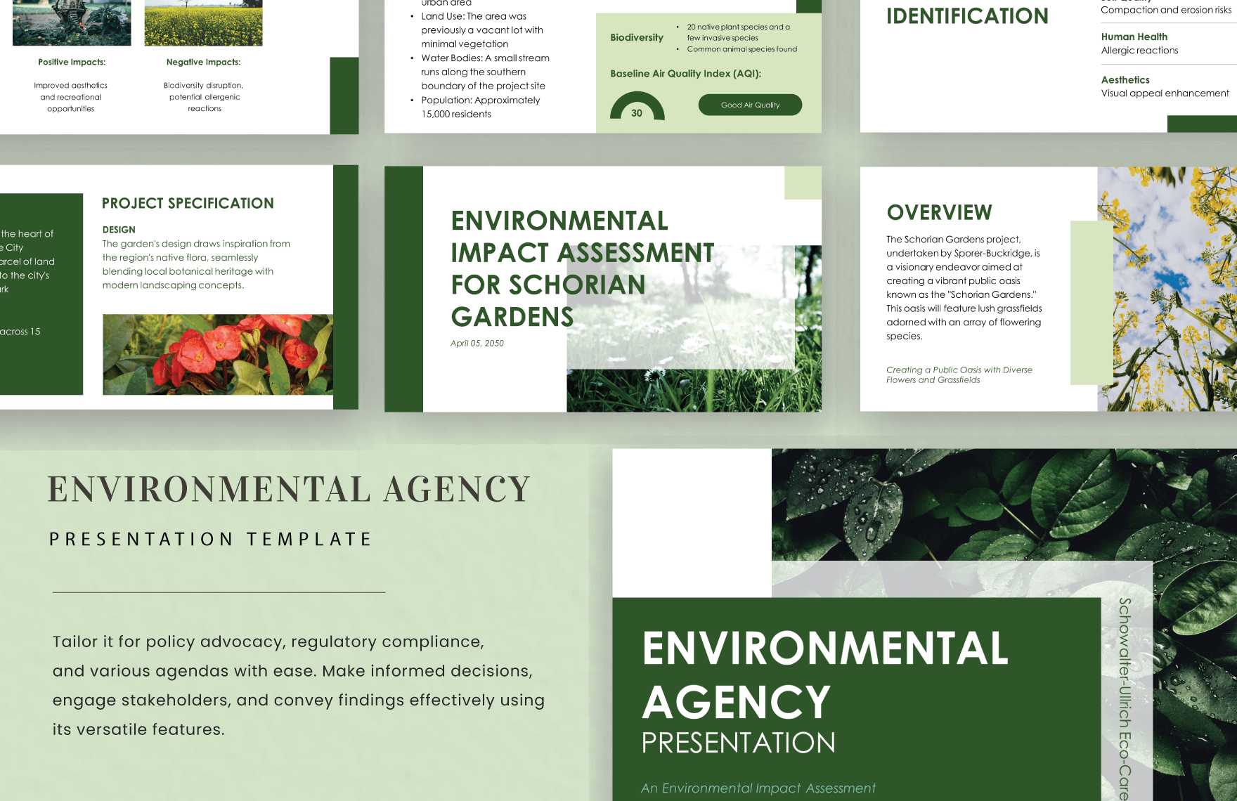 Environmental Agency Presentation Template