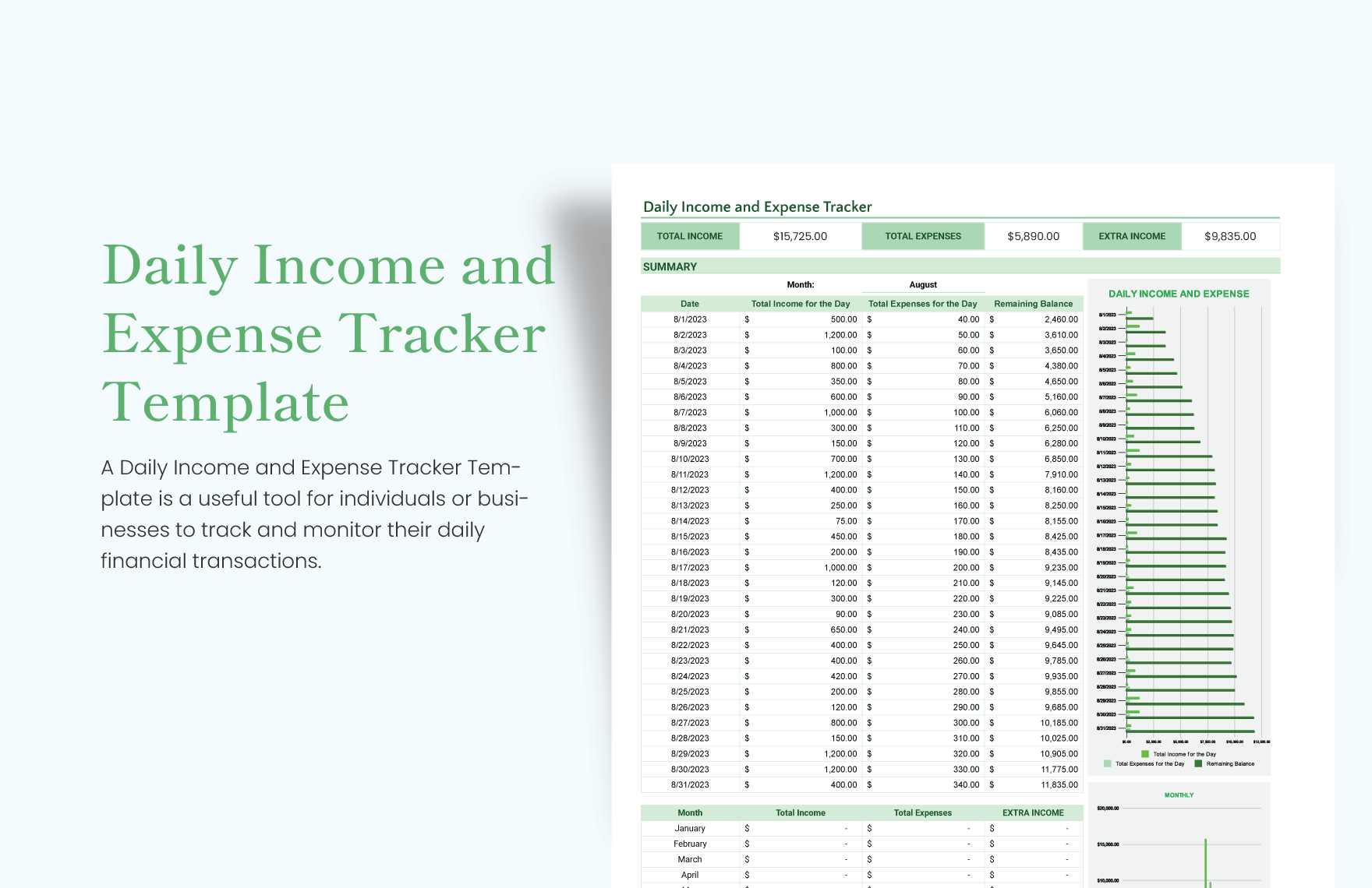 FREE Income Expense Template Download In Word Google Docs Excel