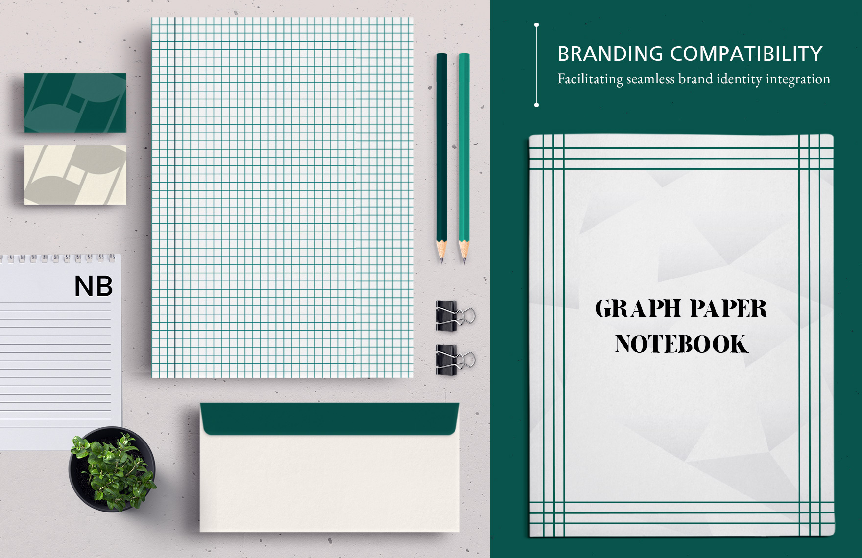 Graph Paper Notebook Template