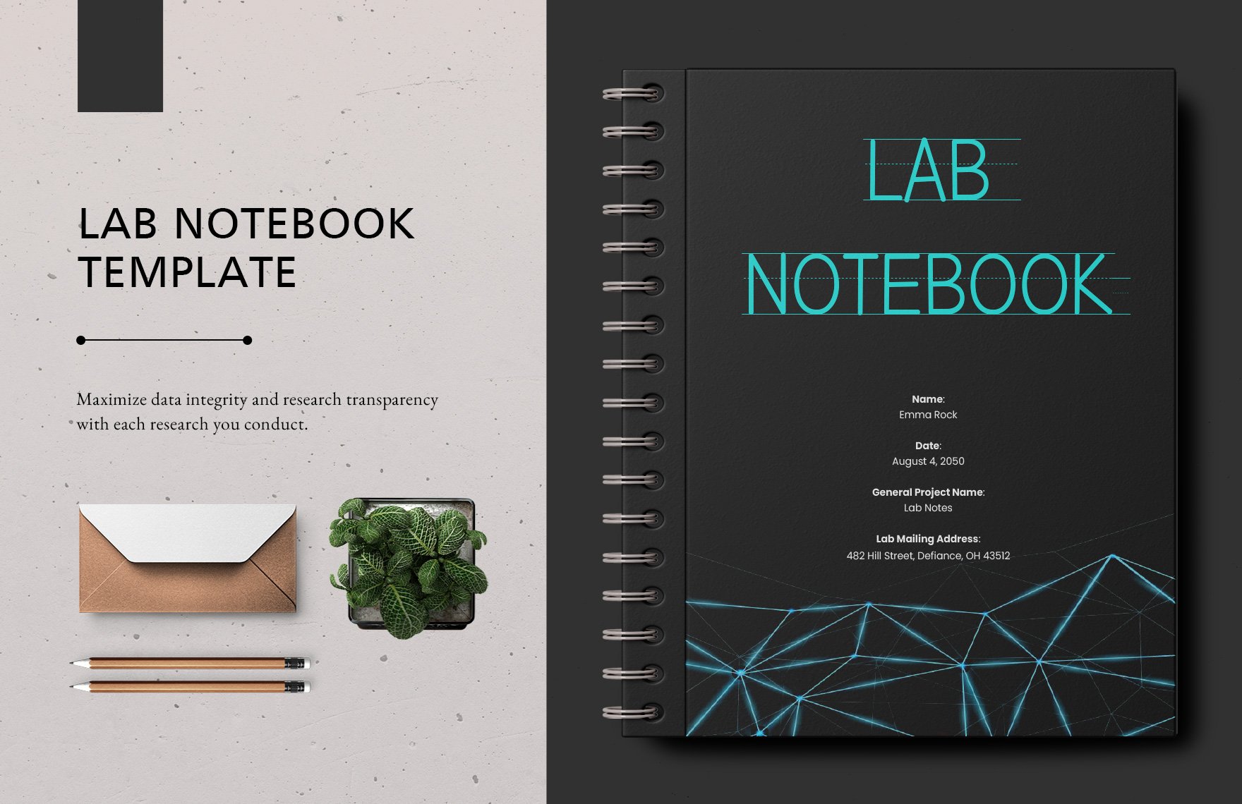 Lab Notebook Template in Word, Google Docs, PDF