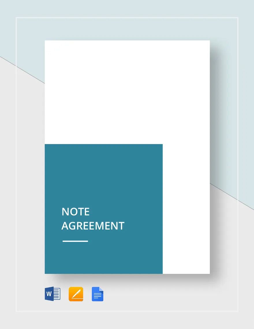 Note Agreement Template