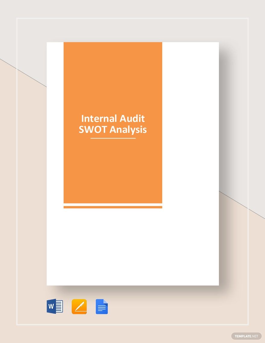 Internal Audit SWOT Analysis Template