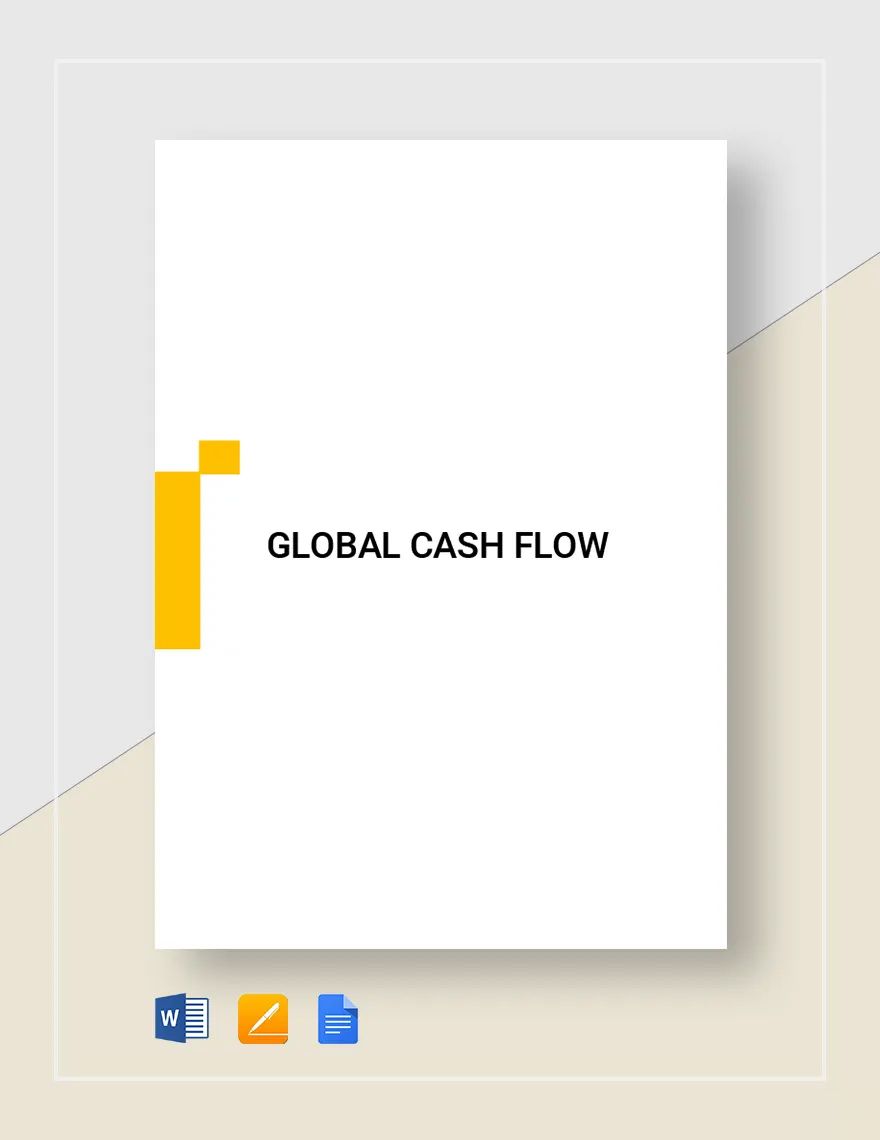 Global Cash Flow Analysis Template