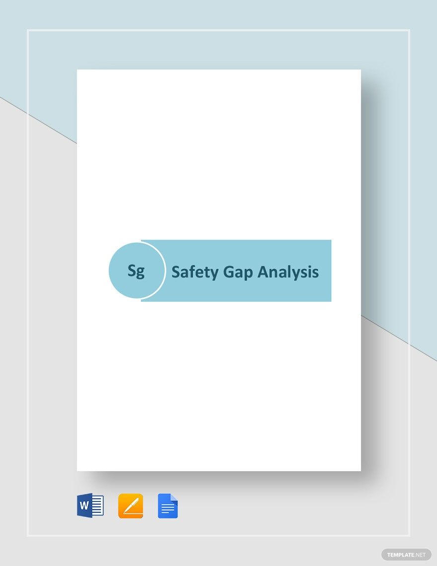 Safety Gap Analysis Template