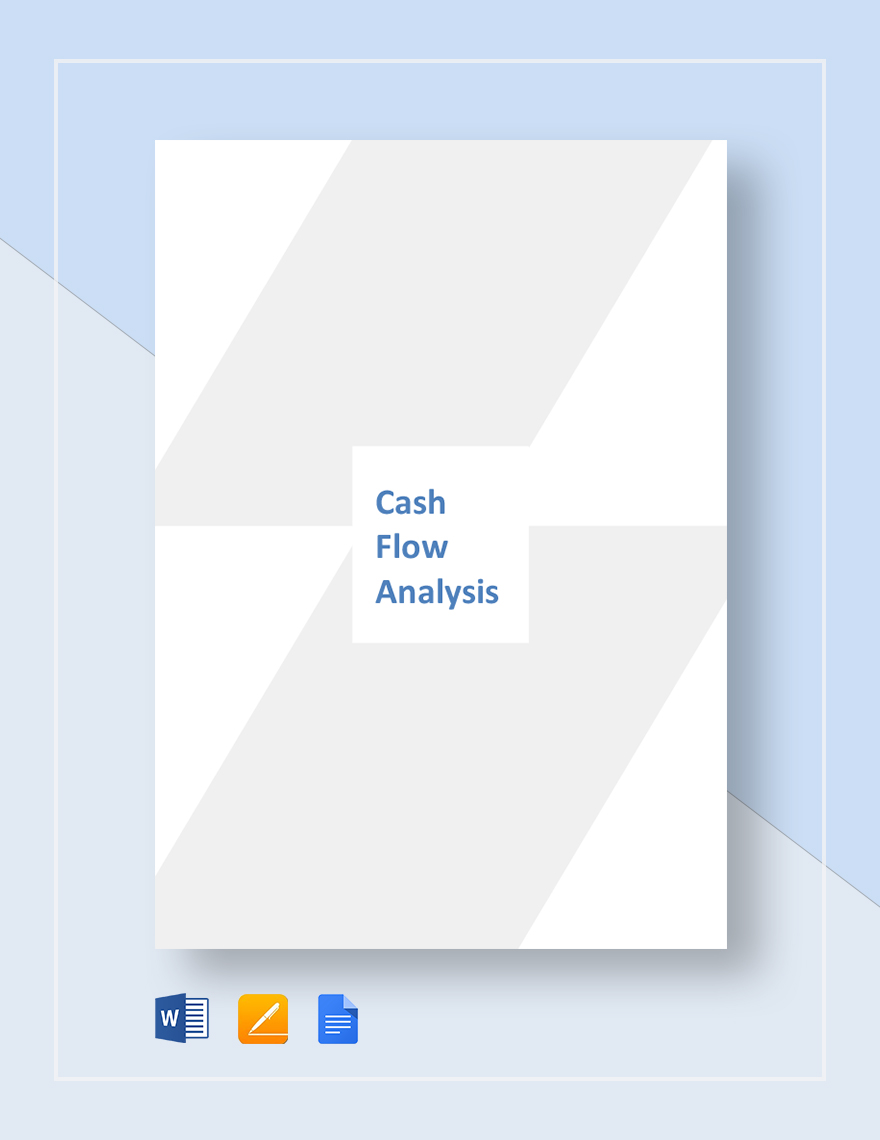 Cash Flow Analysis Template