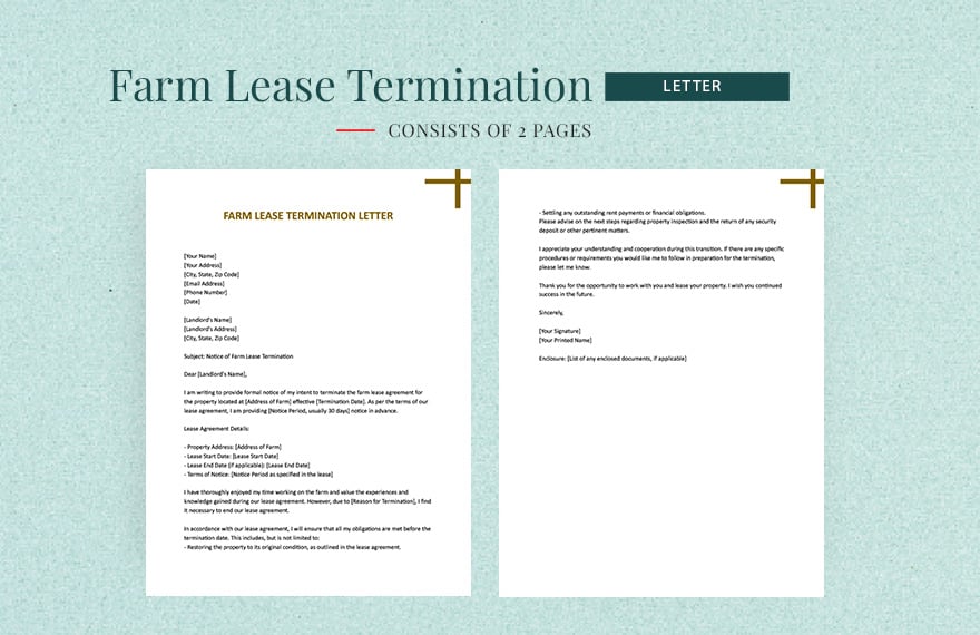 Farm Lease Termination Letter