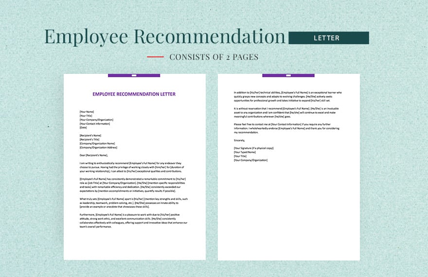 Employee Recommendation Letter