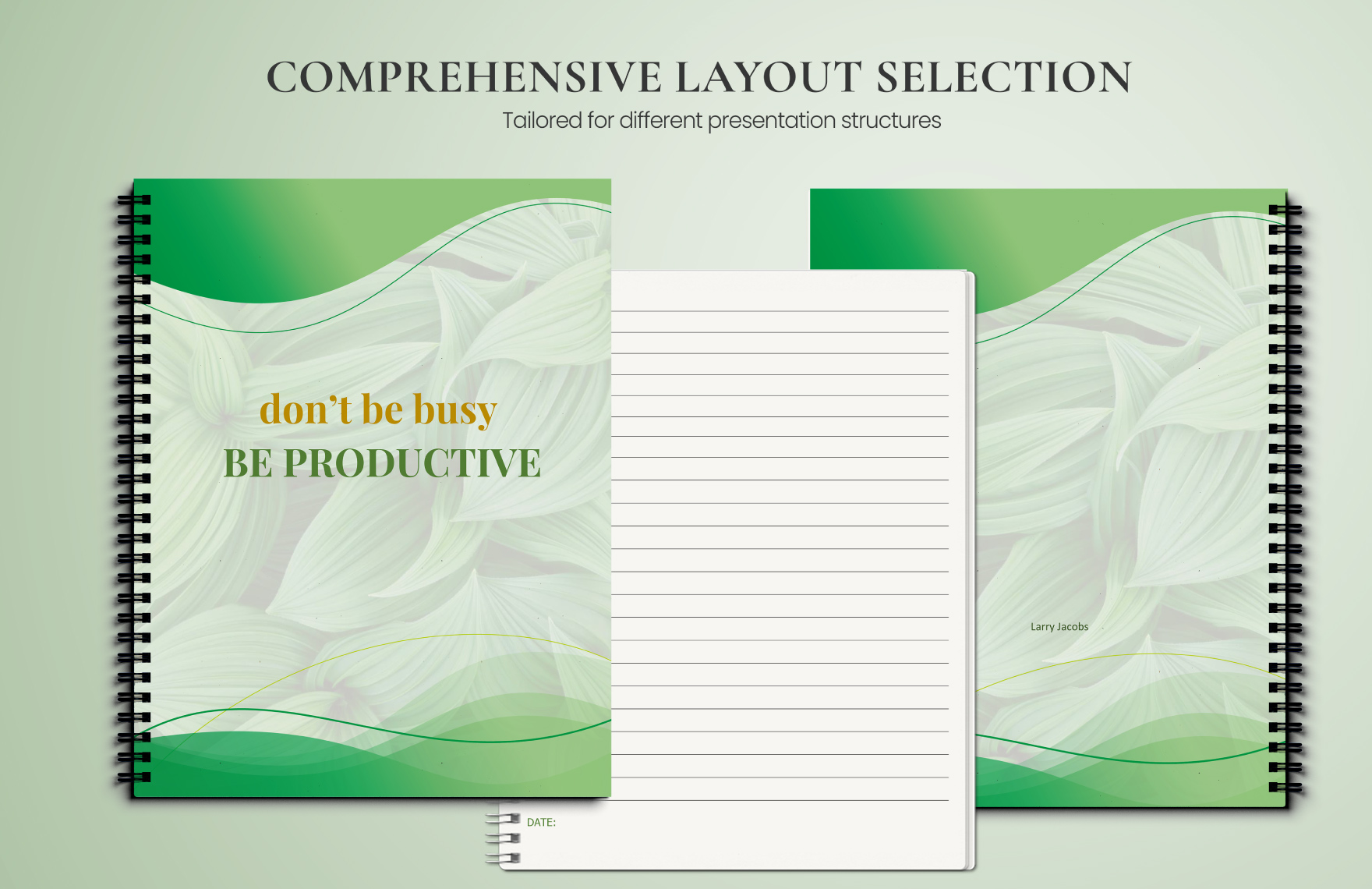 Dotted Line Notebook Template