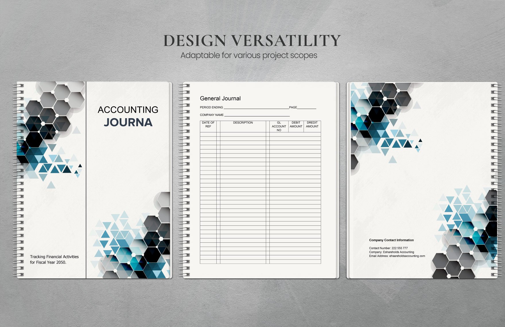 Accounting Notebook Template