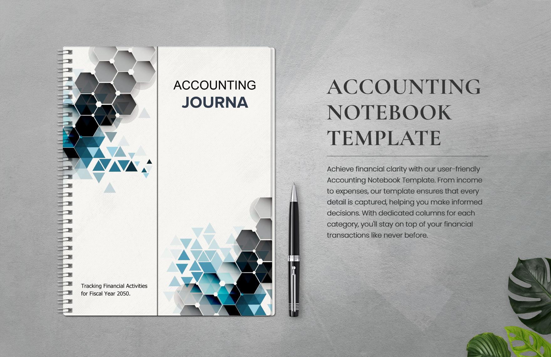 Accounting Notebook Template