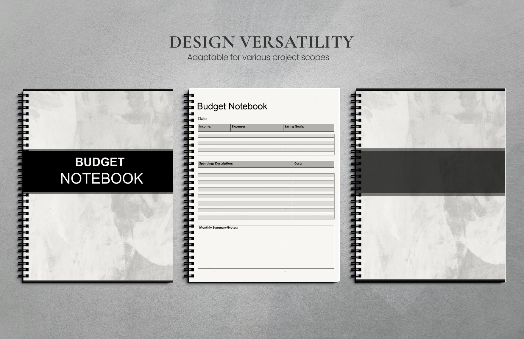 Budget Notebook Template