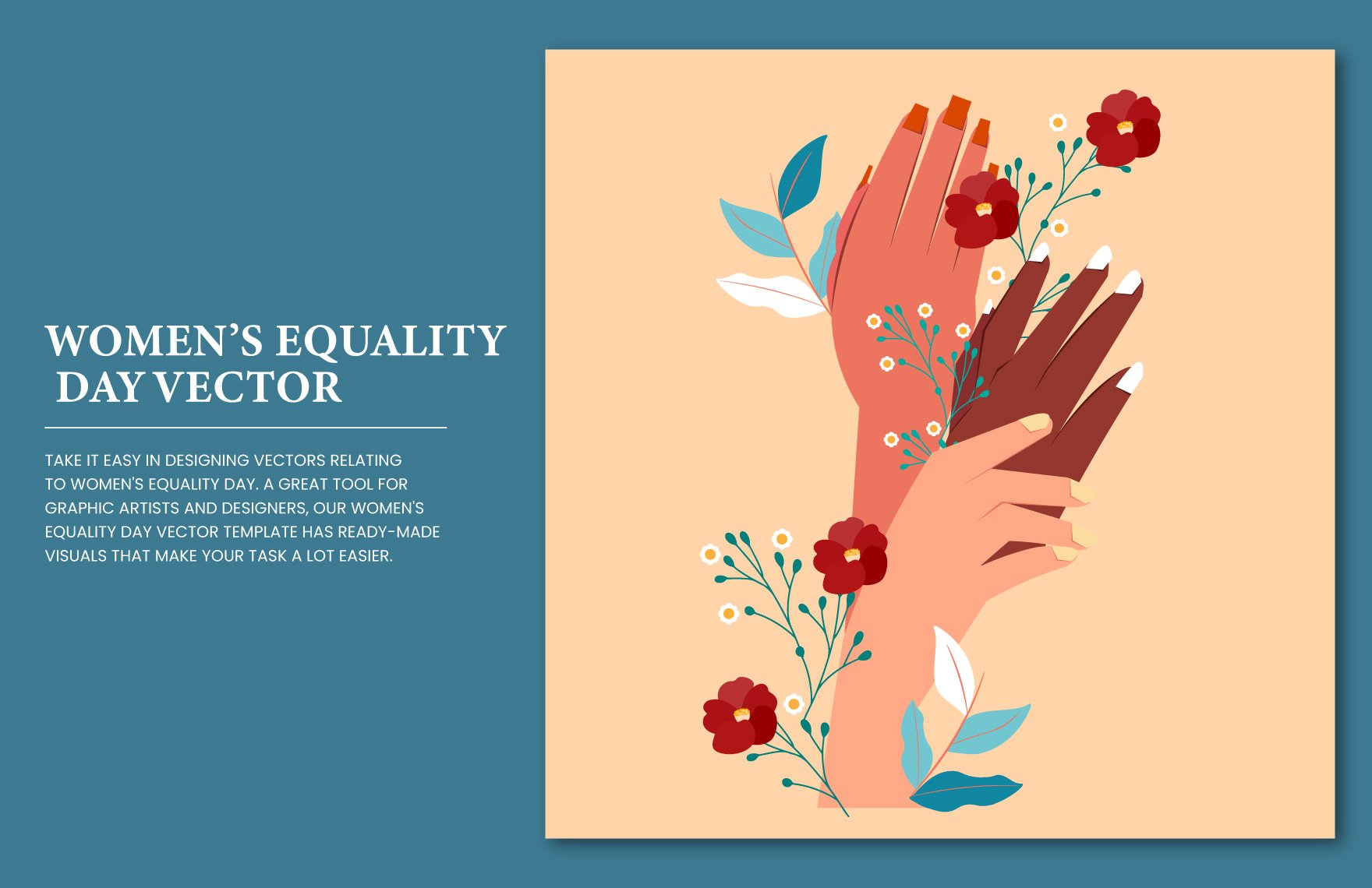 Free Womens Equality Day Vector in PDF, Illustrator, SVG, JPG