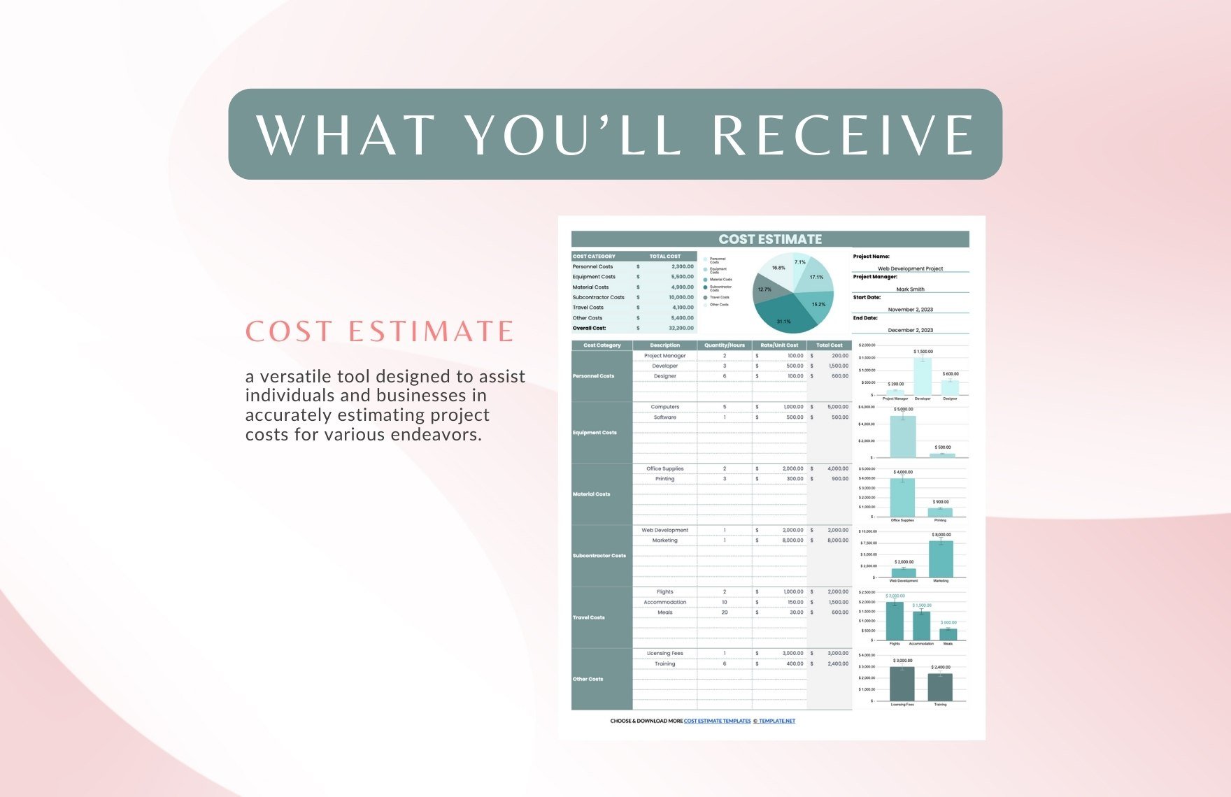 Cost Estimate Template