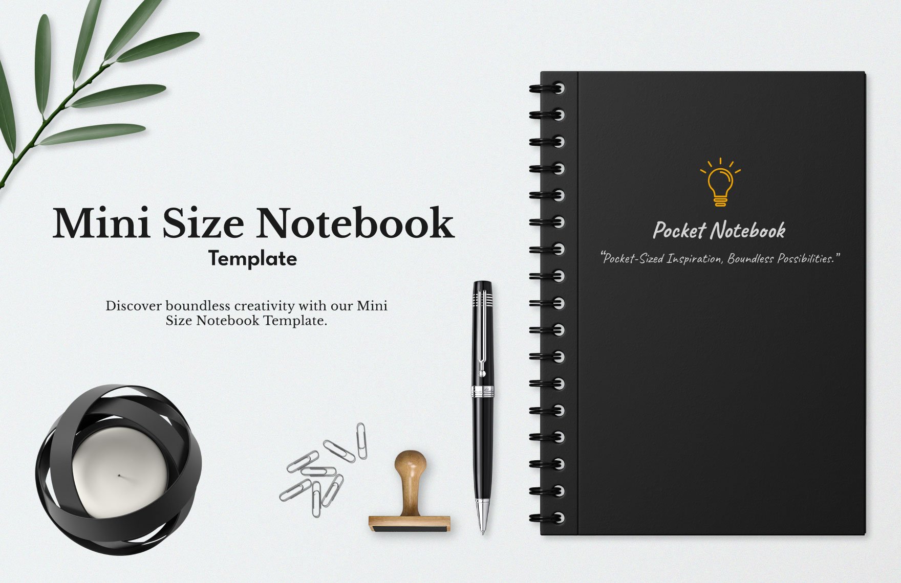 Mini Size Notebook Template