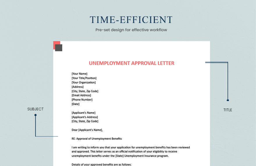 Unemployment Approval Letter
