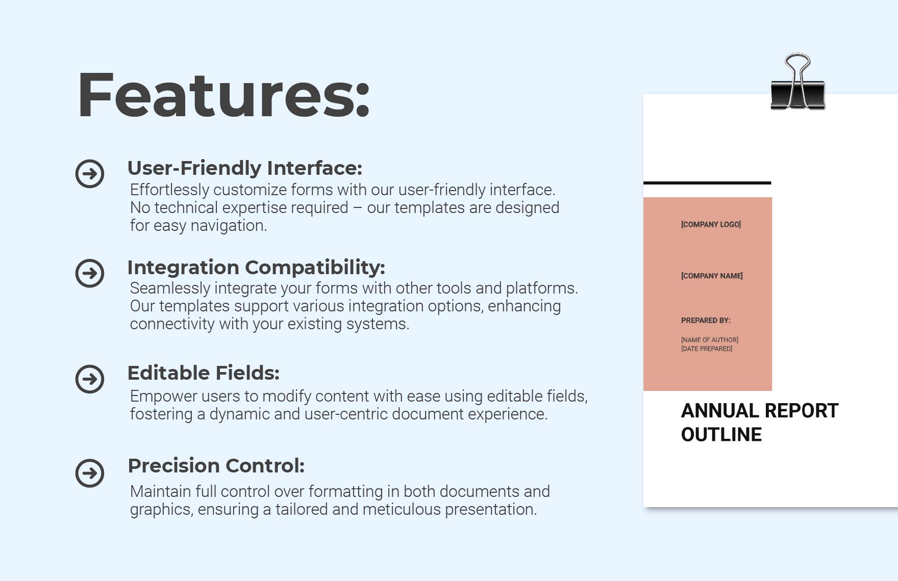 Report Outline Template in GDocsLink MS Word Pages Download