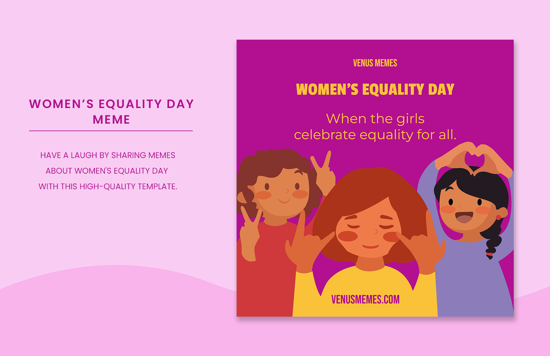 Free Women's Equality Day Meme in PDF, Illustrator, SVG, PNG