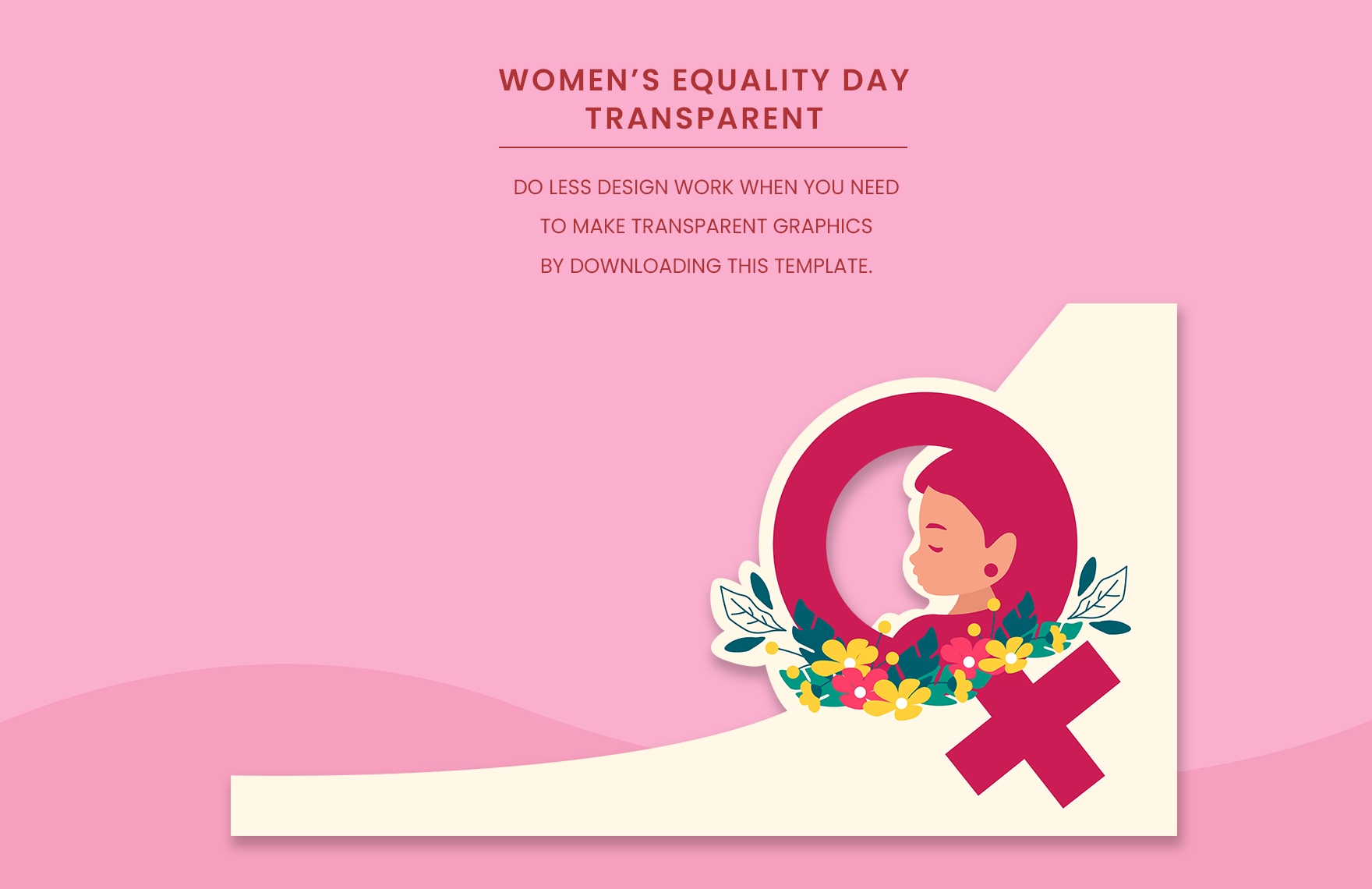 Free Women's Equality Day Transparent in PDF, Illustrator, SVG, PNG