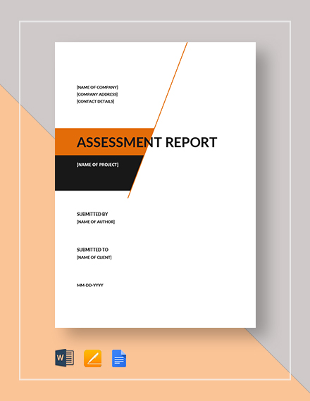 47+ Assessment Templates in Word, Pages, Docs, PDF | Free & Premium ...