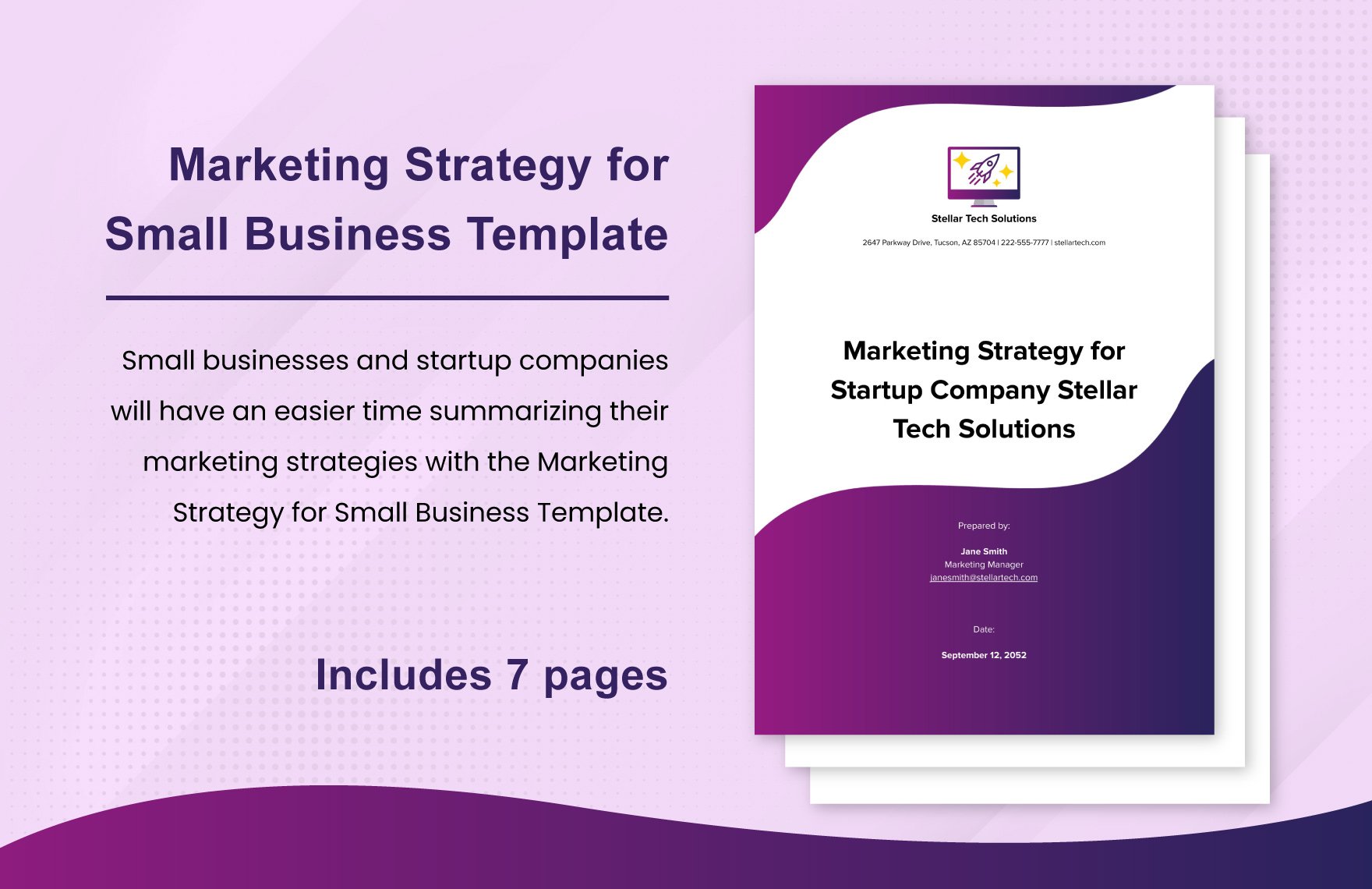 Marketing Strategy for Small Business Template