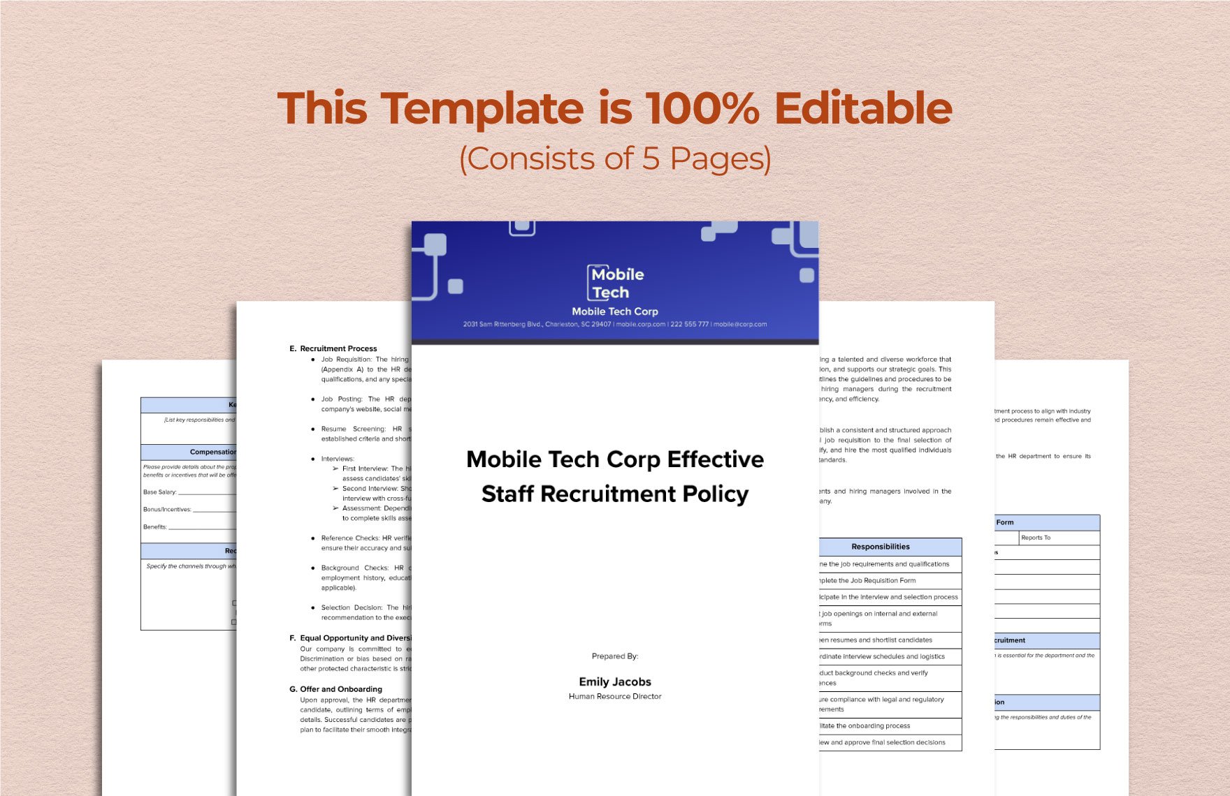 Effective Staff Recruitment Policy Template
