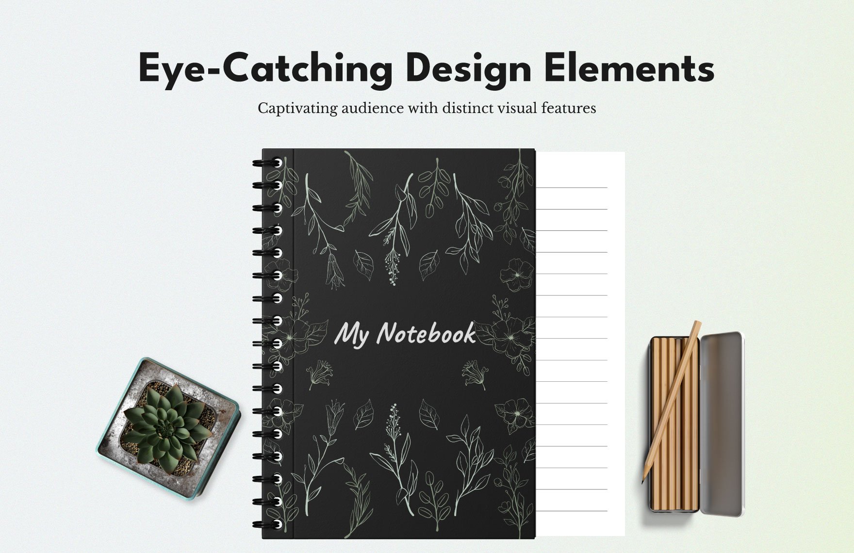 Floral Notebook Template
