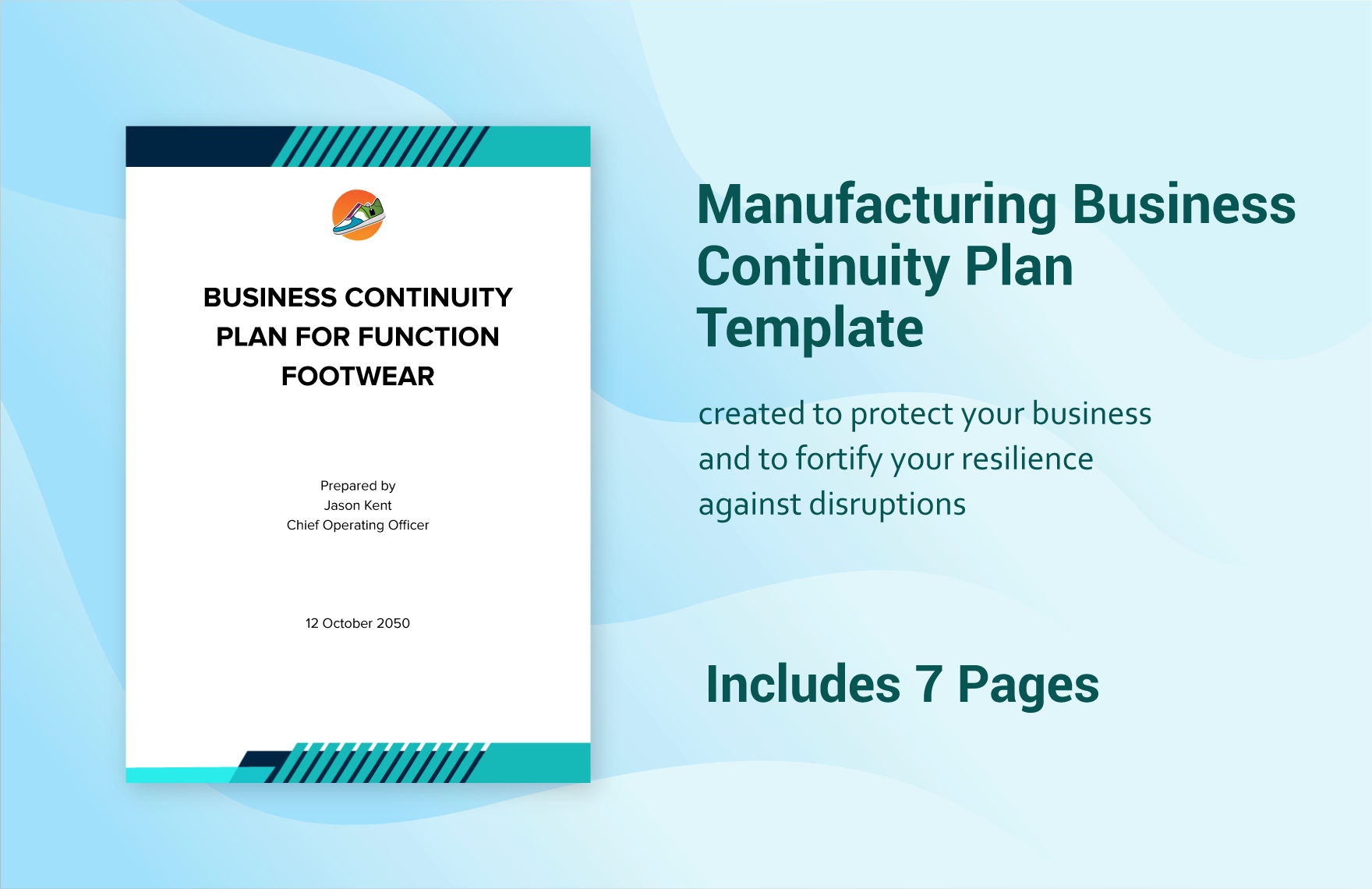 Free Manufacturing Business Continuity Plan Template