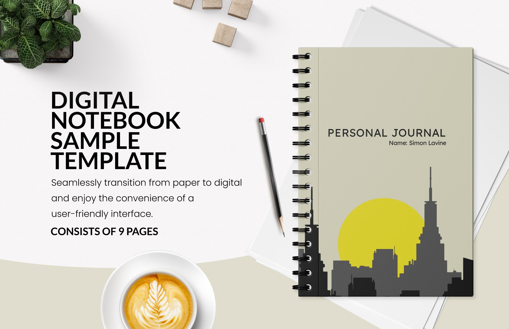 Digital Notebook Sample Template