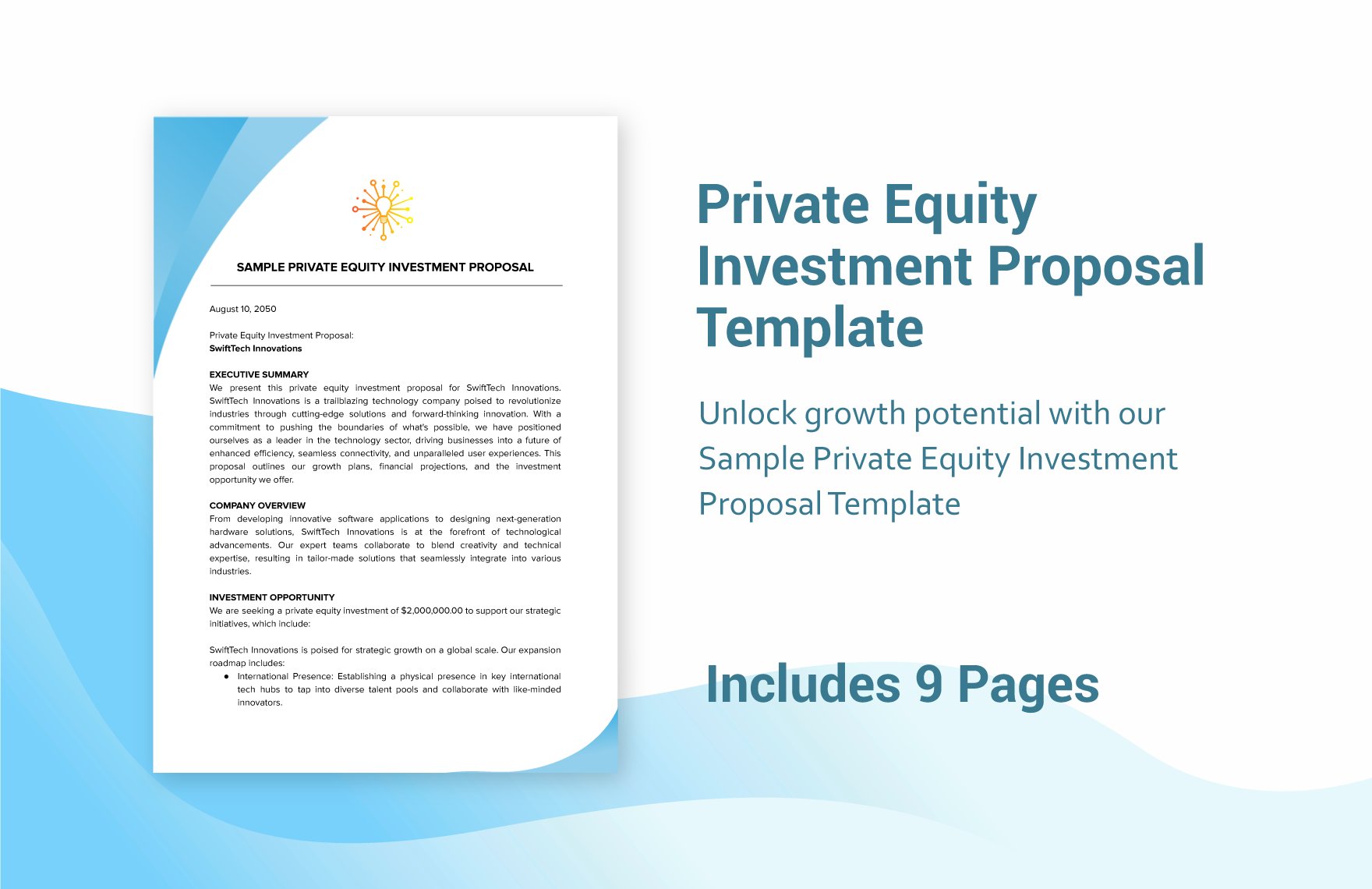 Private Equity Investment Proposal Template