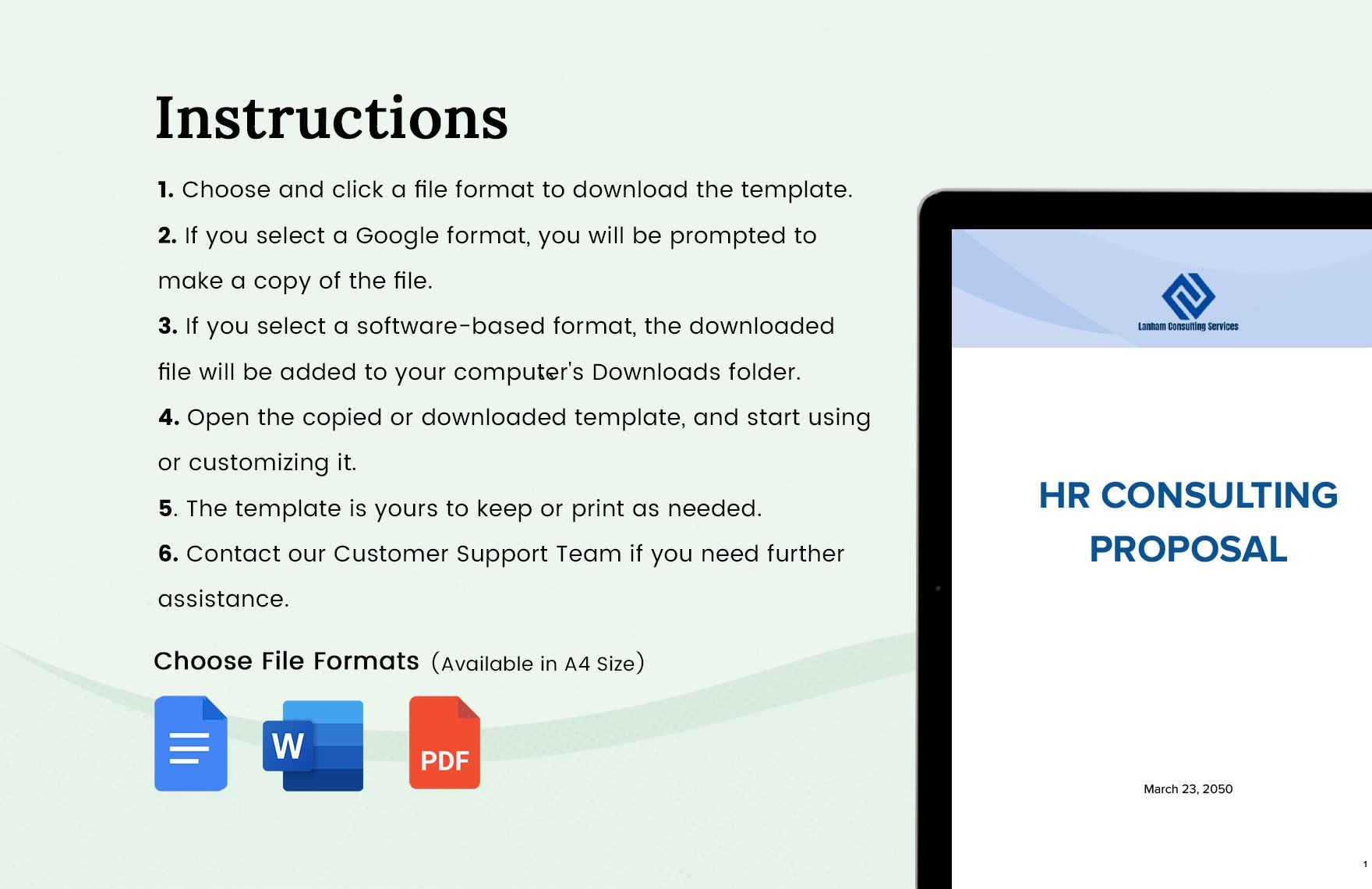 HR Consulting Proposal Template
