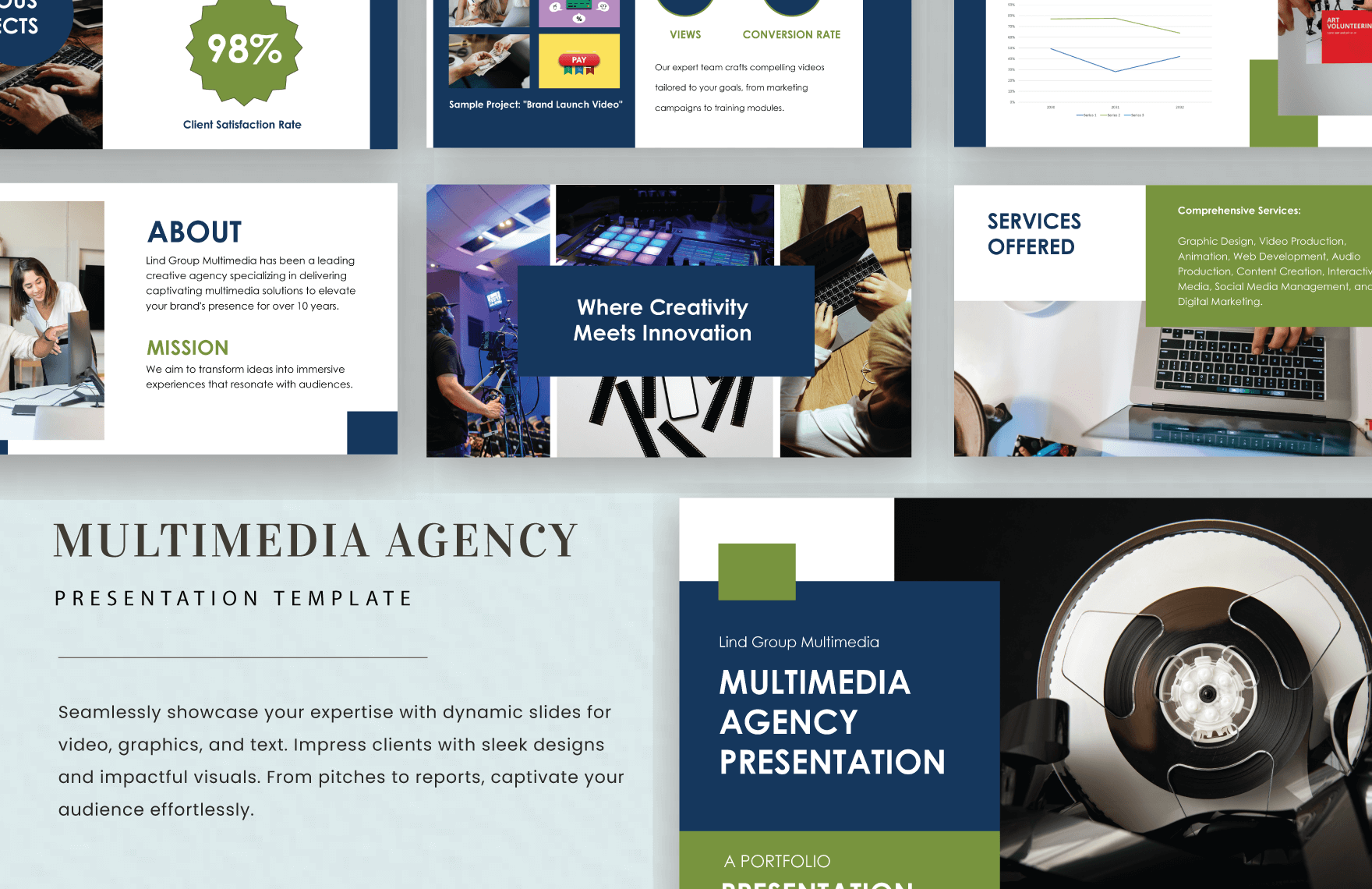 Multimedia Agency Presentation Template