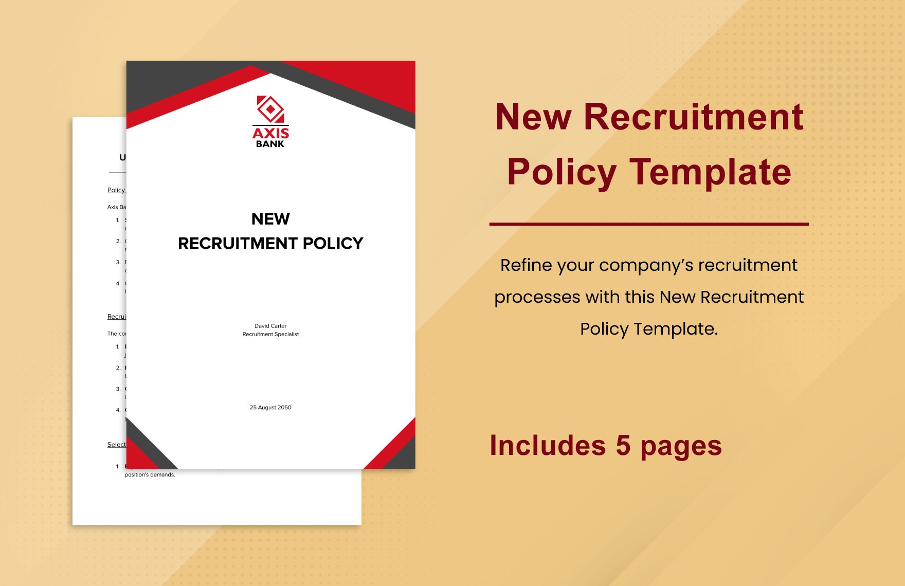 New Recruitment Policy Template