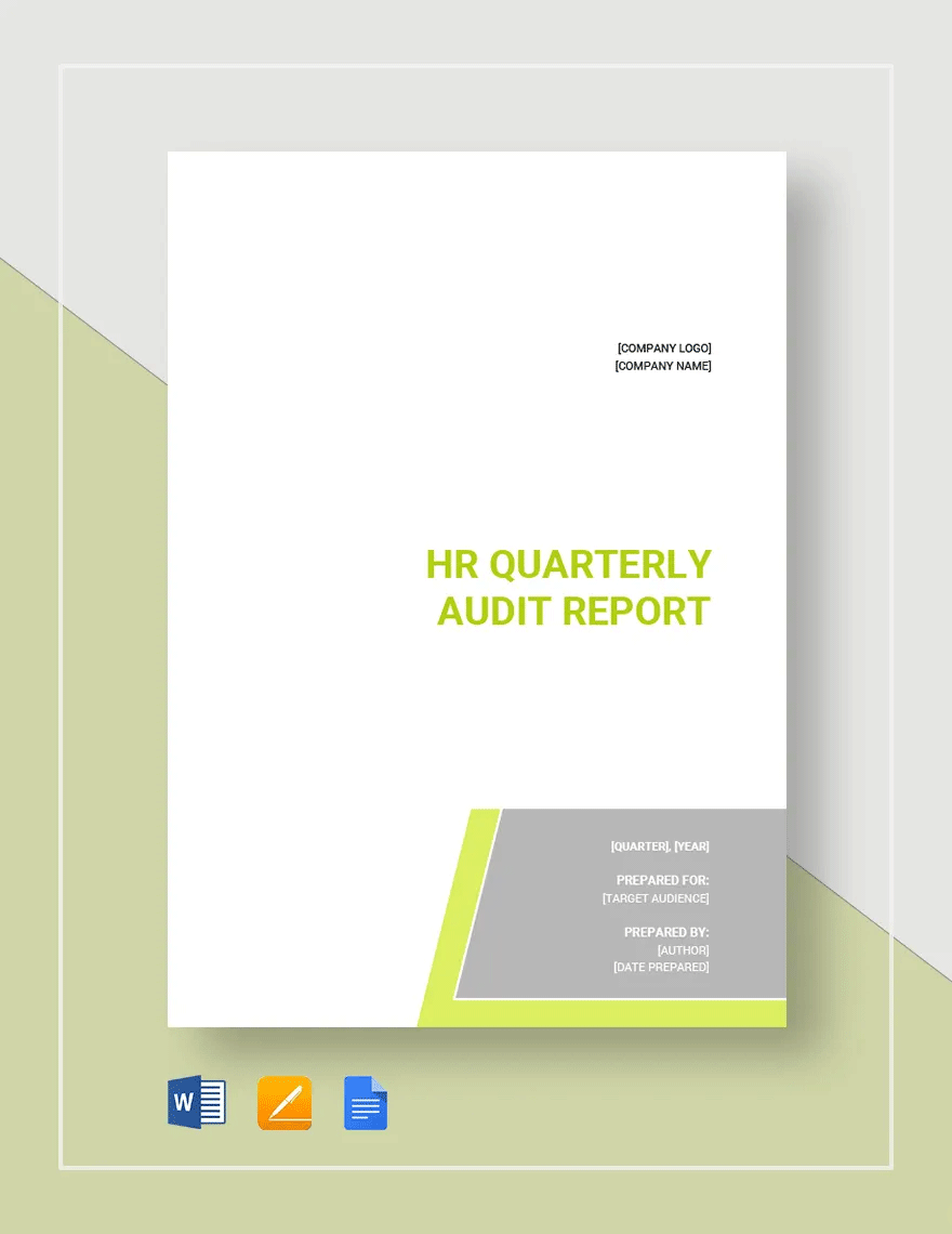 HR Audit Report Template in Word, Pages, Google Docs - Download | Template .net