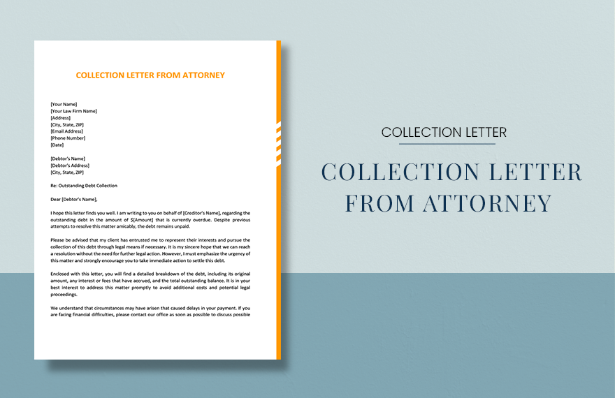 Collection Letter From Attorney