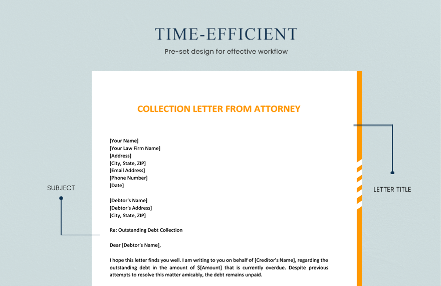 Collection Letter From Attorney