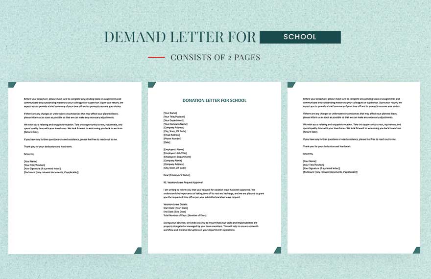 FREE Donation Letter Template - Download in Word, Google Docs, PDF,  Photoshop, Apple Pages, Outlook