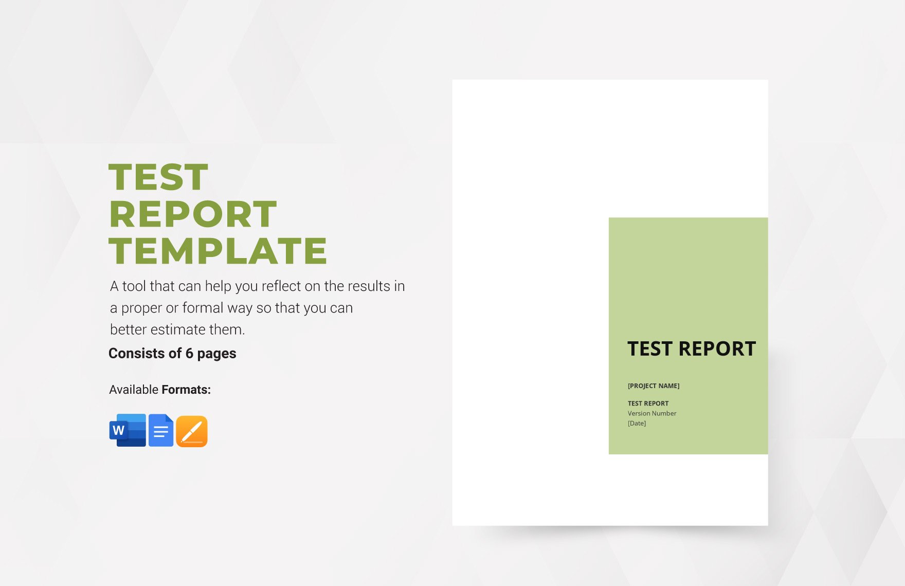 Test Report Template