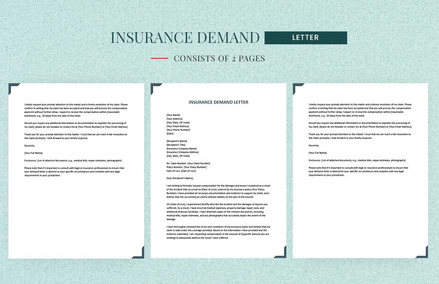 Insurance Demand Letter