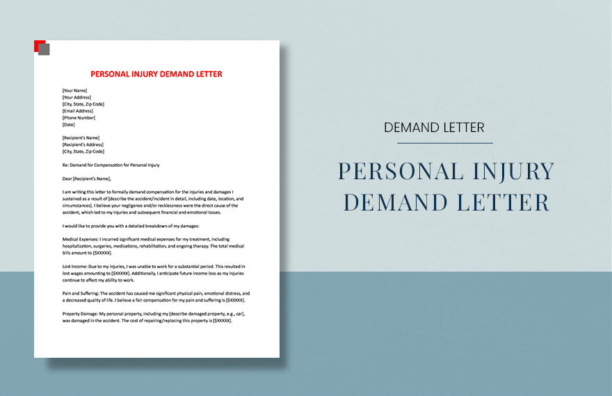 Personal Injury Demand Letter