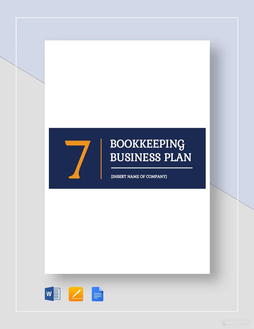 Bookkeeping Business Plan Template