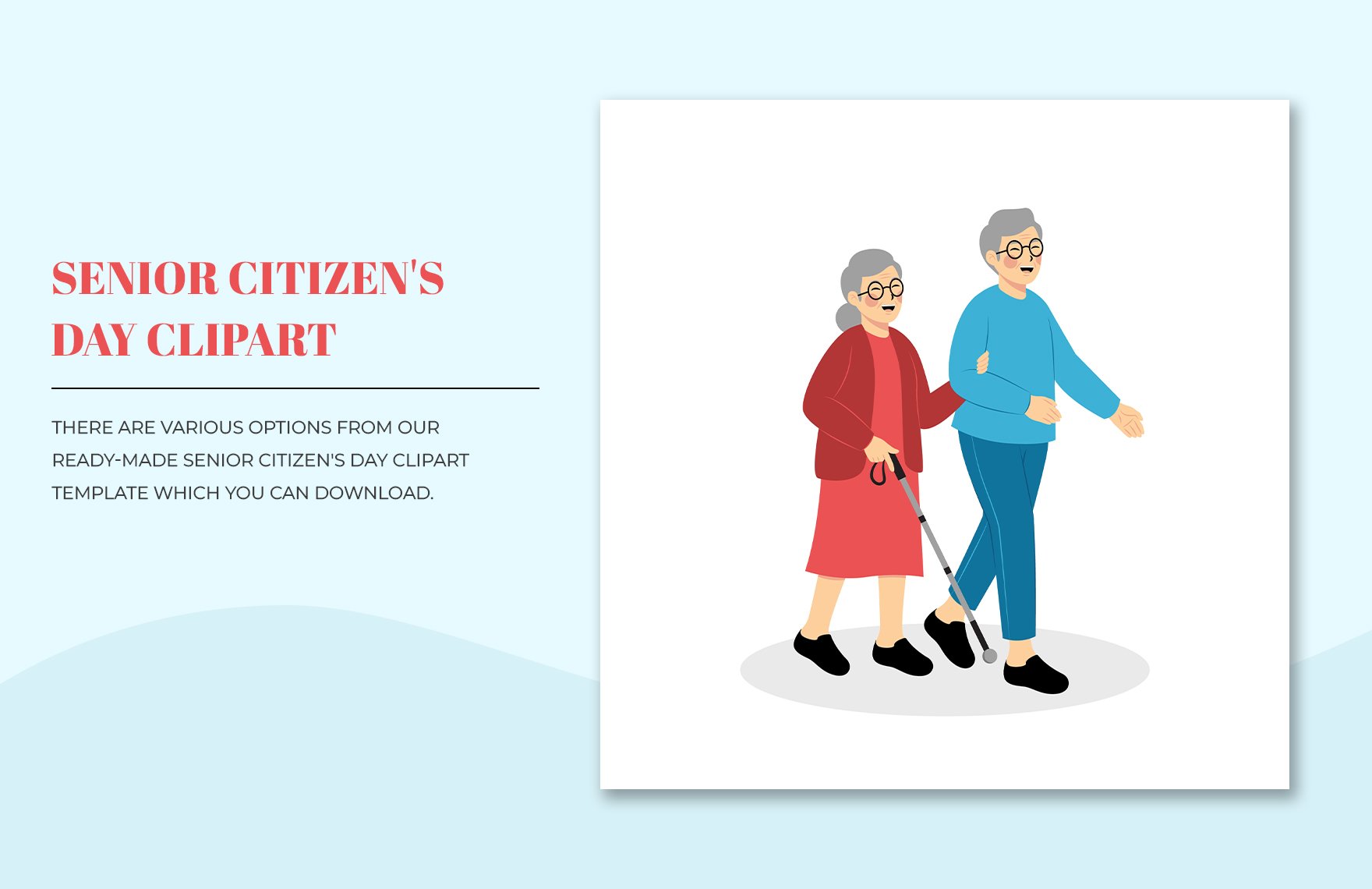 Senior Citizen's Day Clipart