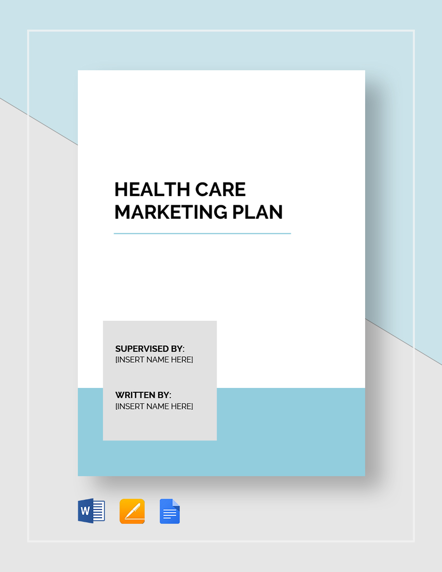 Healthcare Marketing Plan Template
