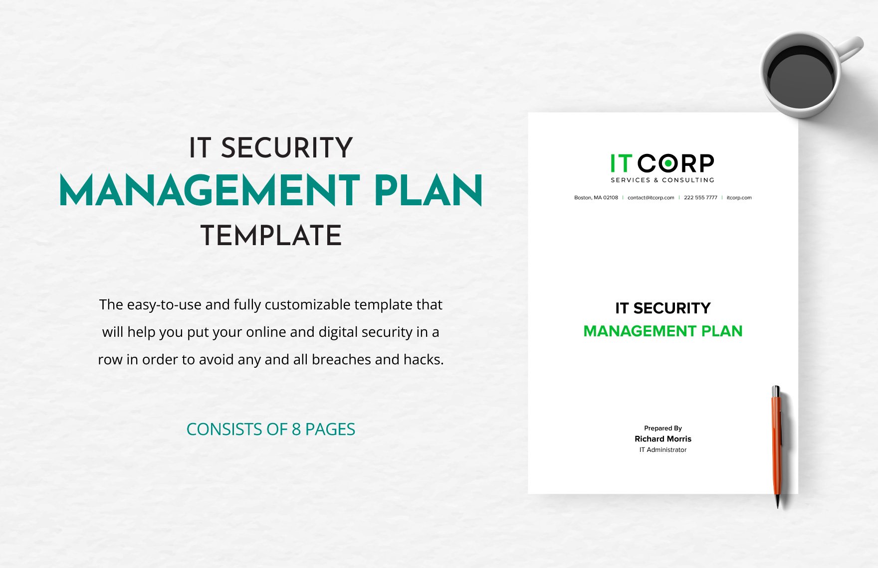 IT Security Management Plan Template