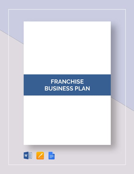 franchise business plan 7