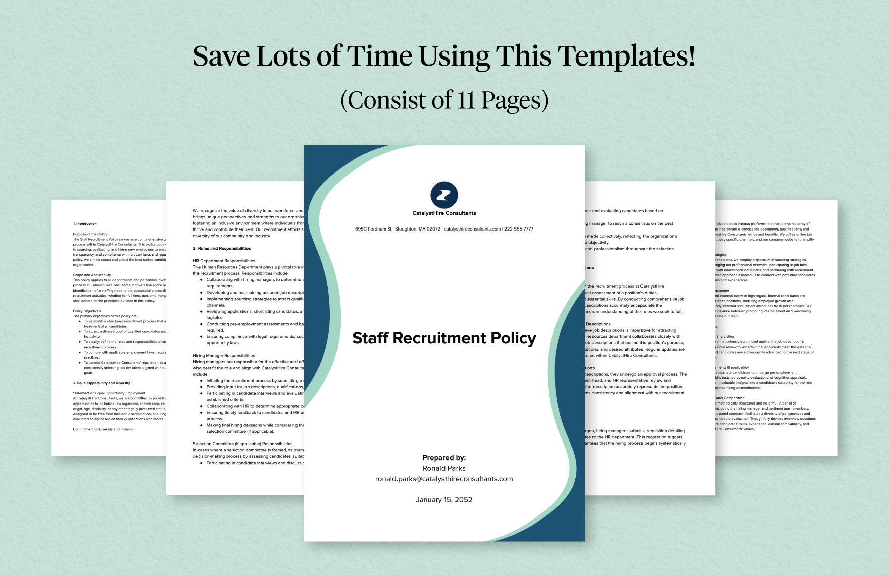Staff Recruitment Policy Template