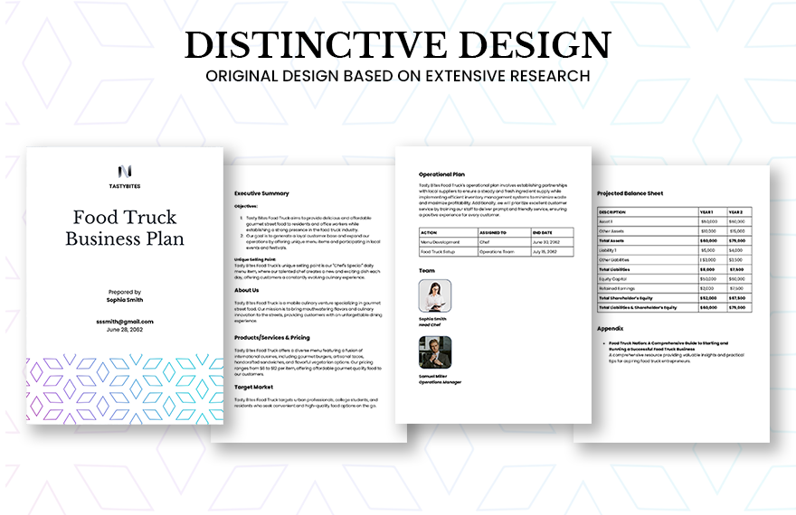 Food Truck Business Plan Template Download in Word Google Docs