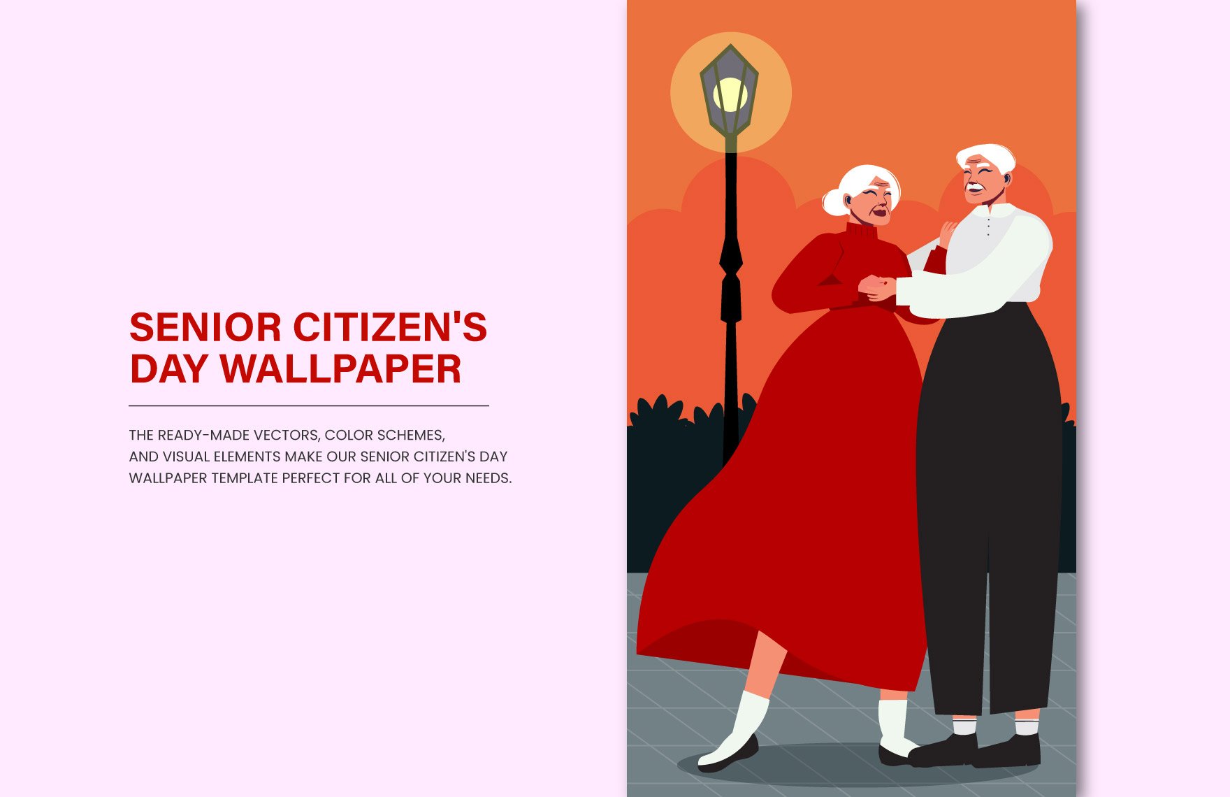 Free Senior Citizens Day Wallpaper in PDF, Illustrator, SVG, JPG