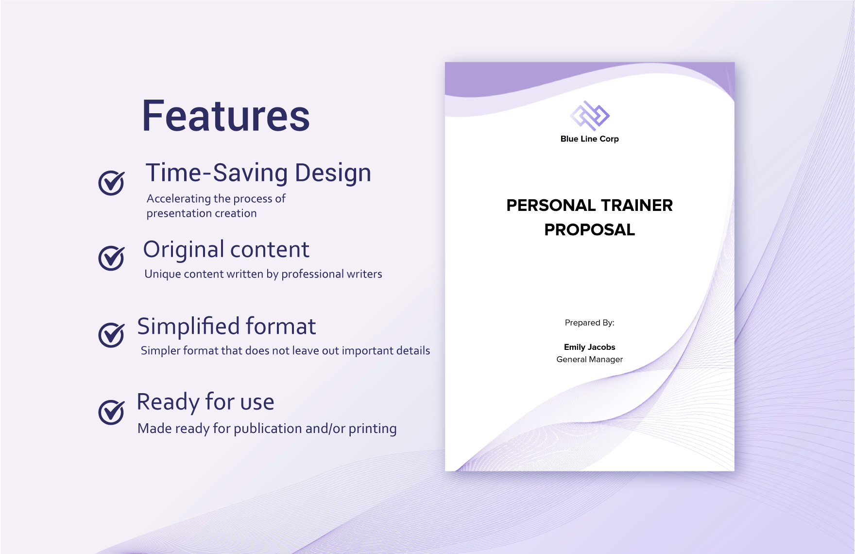 Personal Trainer Proposal Template