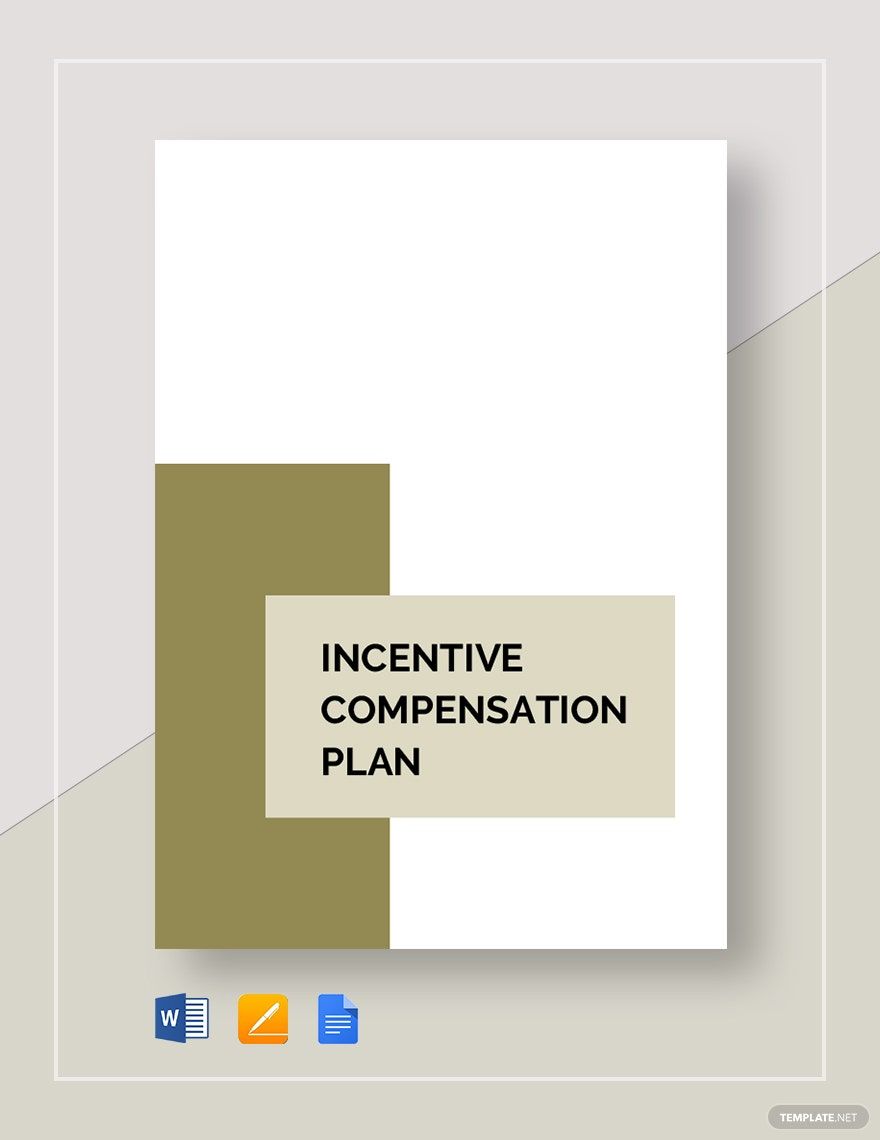 Incentive Compensation Plan Template
